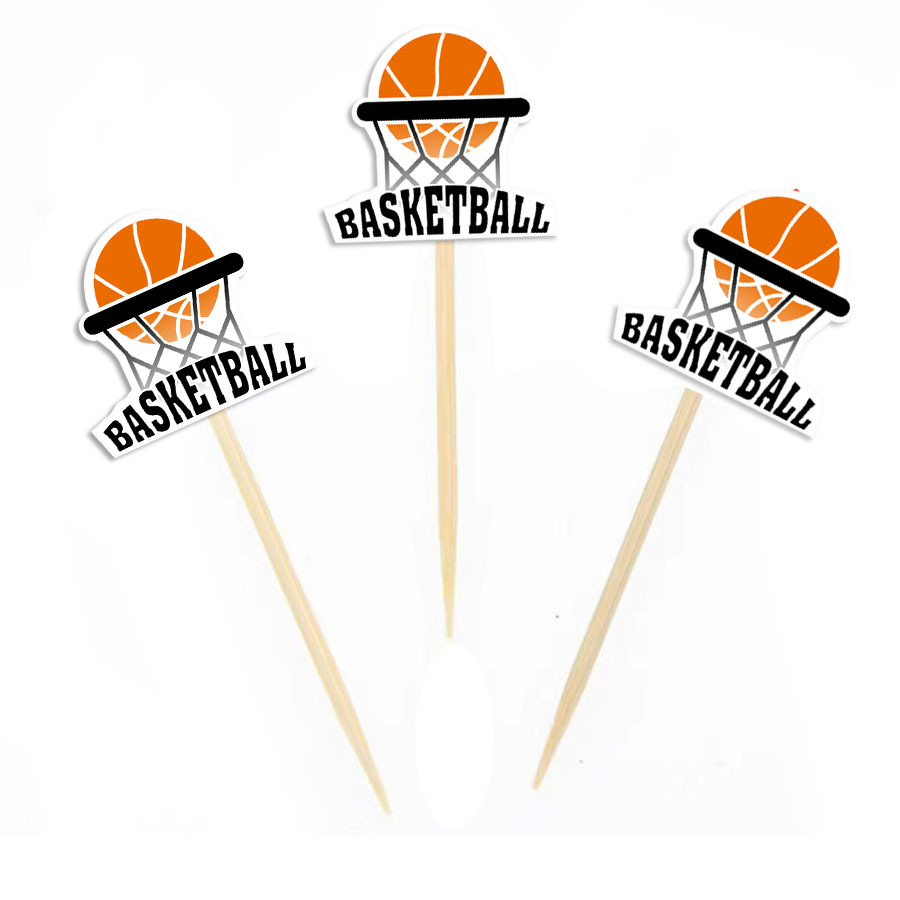 Ventas transfronterizas de palos de baloncesto deportivo al por mayor creativo fiesta palos de papel decorativo palos creativos