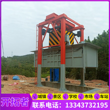 垂直式垃圾压缩机 菜市场垃圾收集设备处理120吨压缩式垃圾中转站