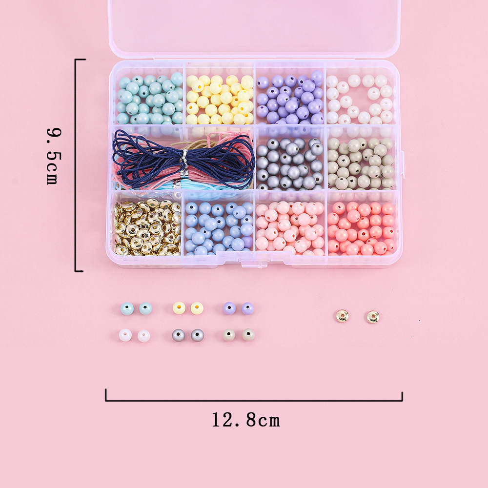 12 Grid Diy Jewelry Accessories Set Color Beads Wax Wire Material Box display picture 3
