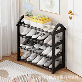 简易鞋架门口家用多层收纳鞋柜出租房用入户多功能大容量置物架子