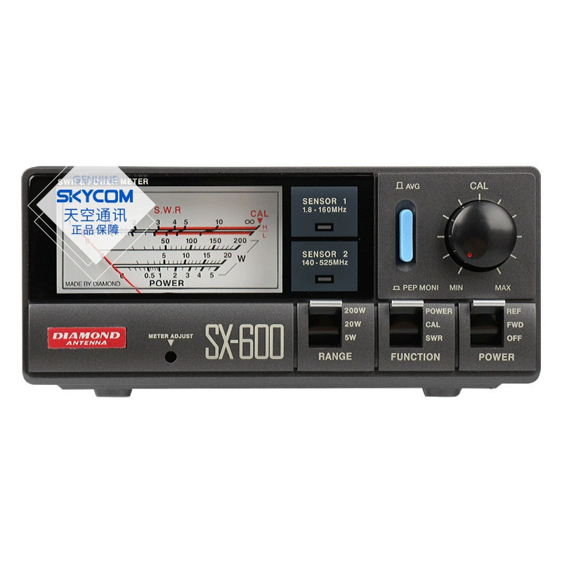Японский измеритель мощности Diamond SX600, измеритель КСВ SX-600, двухдиапазонный УКВ измеритель мощности и КСВ