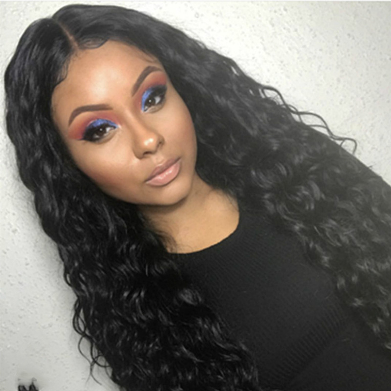 Elegant Style Women's Elegant High Temperature Wire Centre Parting Long Curly Hair Wigs