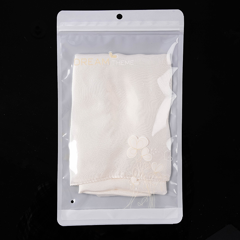 Printed Simple Sealed Bag Fashion Trend Environmentally Friendly Plastic Bag Men's and Women's Underwear Travel Clothing Accessories Ziplock Bag