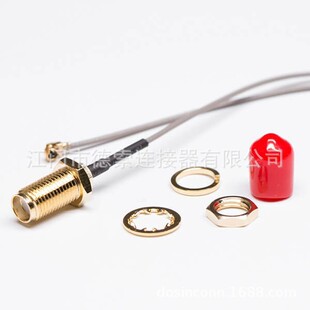 IPX�DSMA����RF1.13��ɫͬ�S����SMAĸ�^11��(ǰ�i����)�Ӿ�10cm