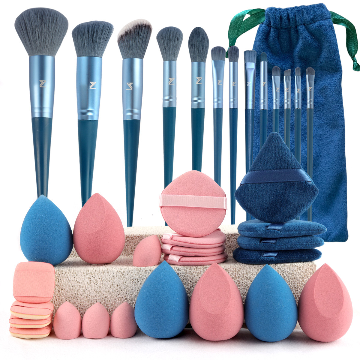 36 paquetes de herramientas de maquillaje transfronterizas 13 conjuntos de cepillo de maquillaje combinación de polvo