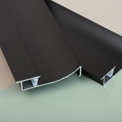 背景壁保護板金属アルミ合LED発光金床線陽角装飾エンドバー