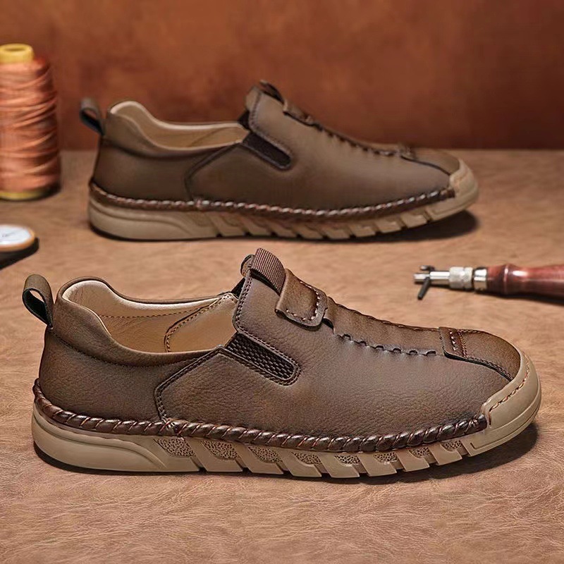 Chaussures décontractées homme cuir italien qualité premium_voghion.com