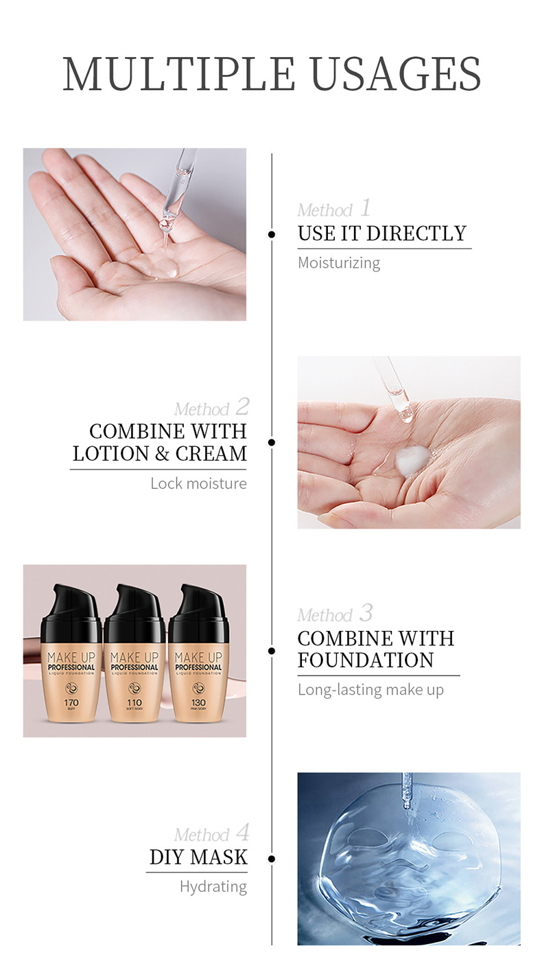 Cross-border Laicome Swiss Niacinamide Essence 100ml Brightening Skin Tone Hydrating and Moisturizing Essence Ampoule Skin Care product undefined
