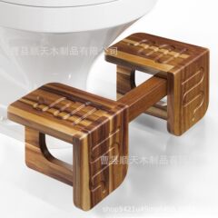 高さ調節可能なリバーシブル木製トイレスツール、高齢者、妊婦、子供用トイレスツール、フットレスト