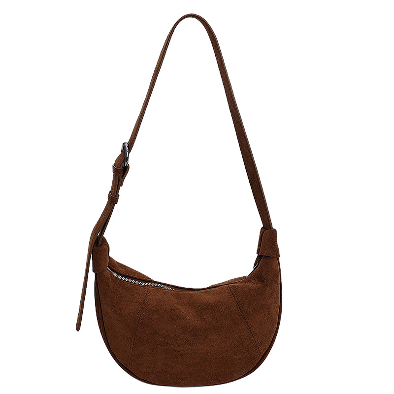 Hot Selling Women's Luxury Small Bag Korean Niche Horn Bag Retro New Leopard Print Shoulder Crossbody Dumpling Bag - Thumbnail 7