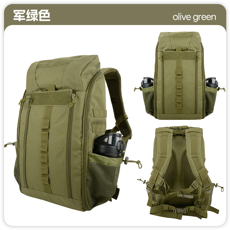 Bolsa médica táctica multifuncional personalizada transfronteriza de primeros auxilios contra incendios al aire libre de gran capacidad de material de emergencia a pie mochila