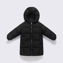 外贸2025冬季新款儿童棉服中长款中小童棉袄男童女童童装外套夹克