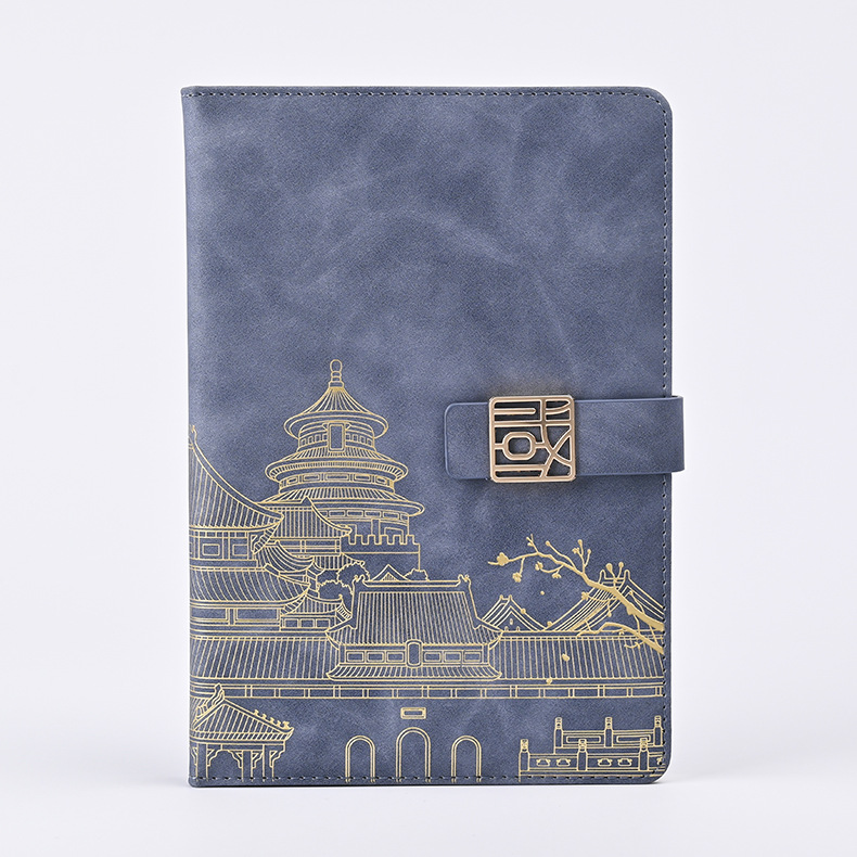 Cuaderno de negocios A5 personalizado con logotipo, planificador de oficina, piel sintética, regalo publicitario corporativo, juego de cuadernos