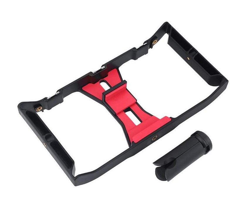 Juego de jaula de conejo en vivo para teléfono móvil Trípode de escritorio Estabilizador de jaula de conejo para teléfono móvil Marco de teléfono móvil Soporte de transmisión en vivo para teléfono móvil