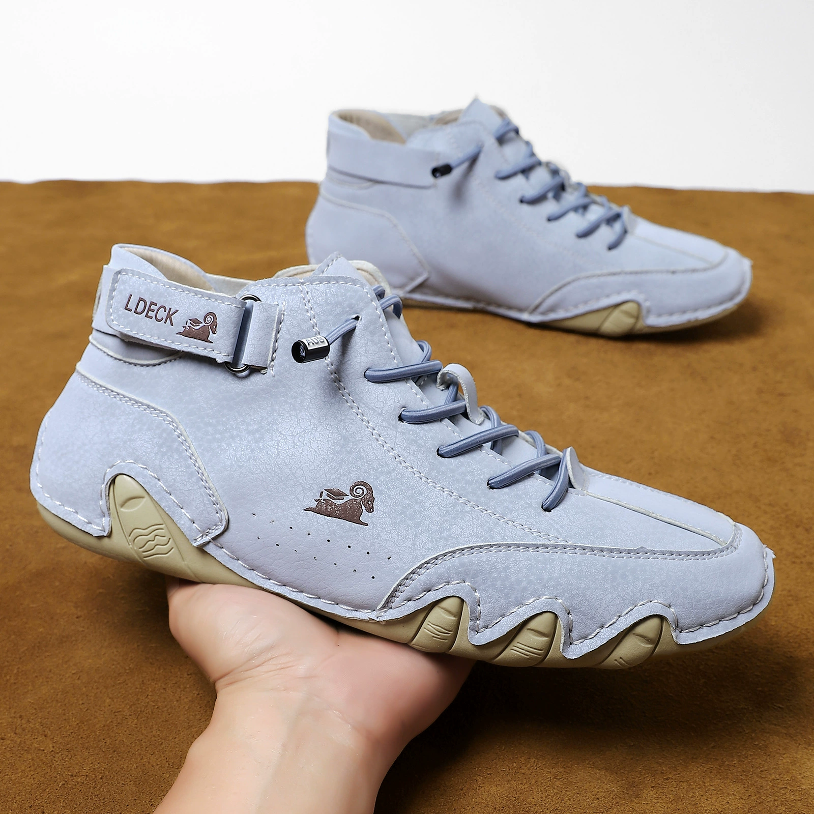 Ботинки LDECK Amazon Martin на весну и лето, трансграничная популярная мужская обувь с осьминогом, мужские повседневные короткие сапоги