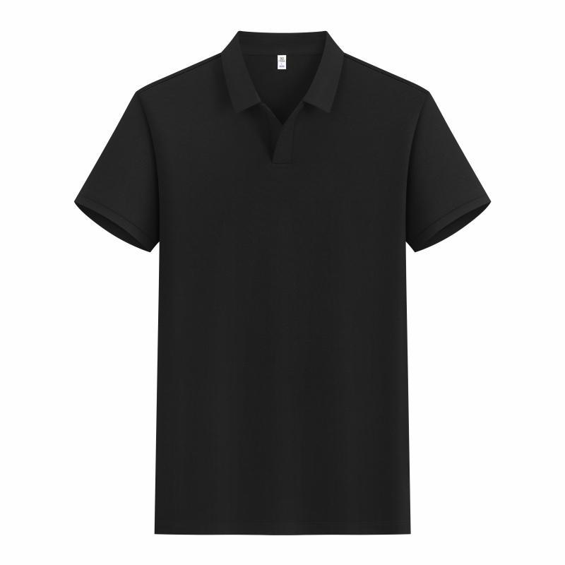 200G camiseta polo 2025 verano de manga corta ropa de trabajo de hombres y mujeres logotipo de impresión personalizado