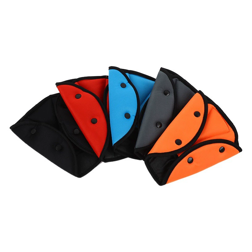 Автомобильный треугольный фиксатор, мягкая ткань, антиблокировочная Складная защелка, Детская Наплечная подушка, фиксатор ремня безопасности