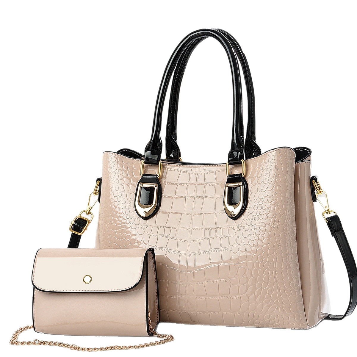 520 Regalo de San Valentín Cadena de cumpleaños Bolso Tote Bolso de viajero femenino 2025 Nuevo bolso de hombro de gran capacidad