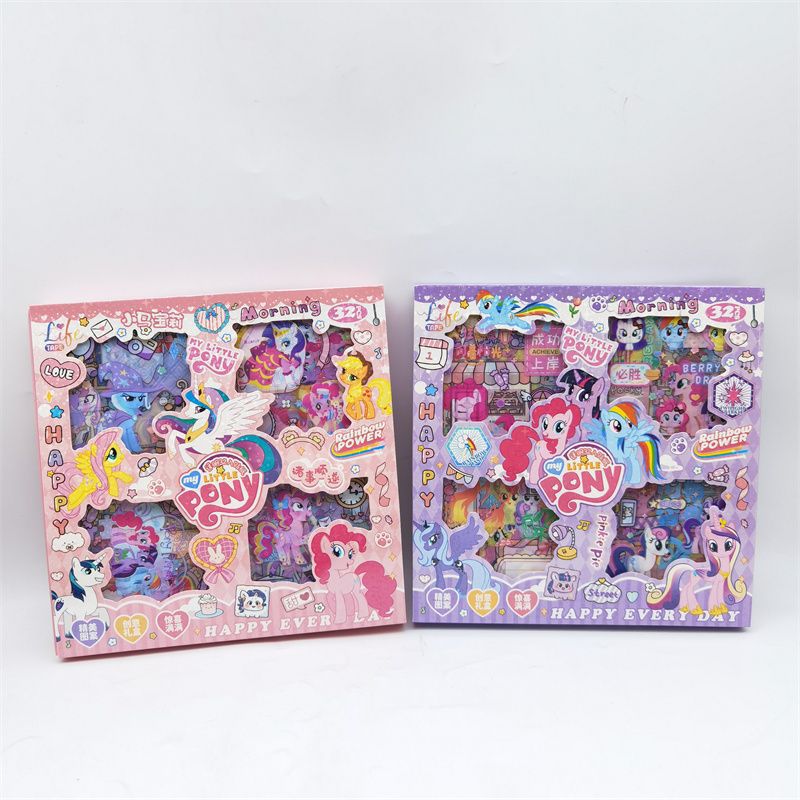 마이 리틀 포니 32개 스티커, 2가지 스타일이 무작위로 배포됨