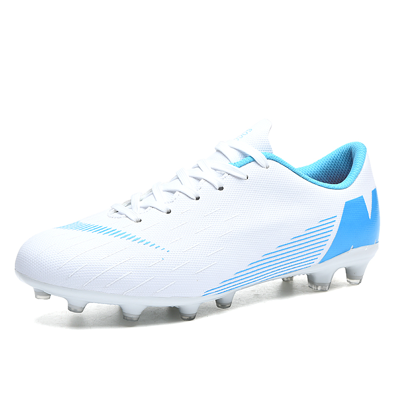 Zapatos de fútbol para hombres y mujeres clavos de entrenamiento para adultos césped artificial ag clavos zapatos de fútbol para niños