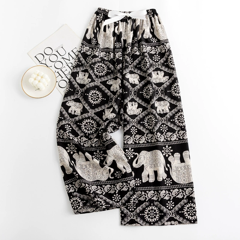 (Cross-border trading), summer thin comfortable cartoon trousers, oversize