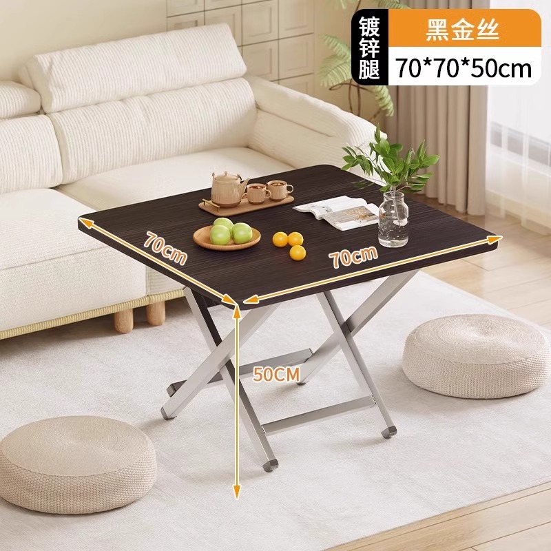 Mesa de comedor plegable, mesa redonda simple, mesa de alquiler, mesa portátil al aire libre, mesa de comedor cuadrada