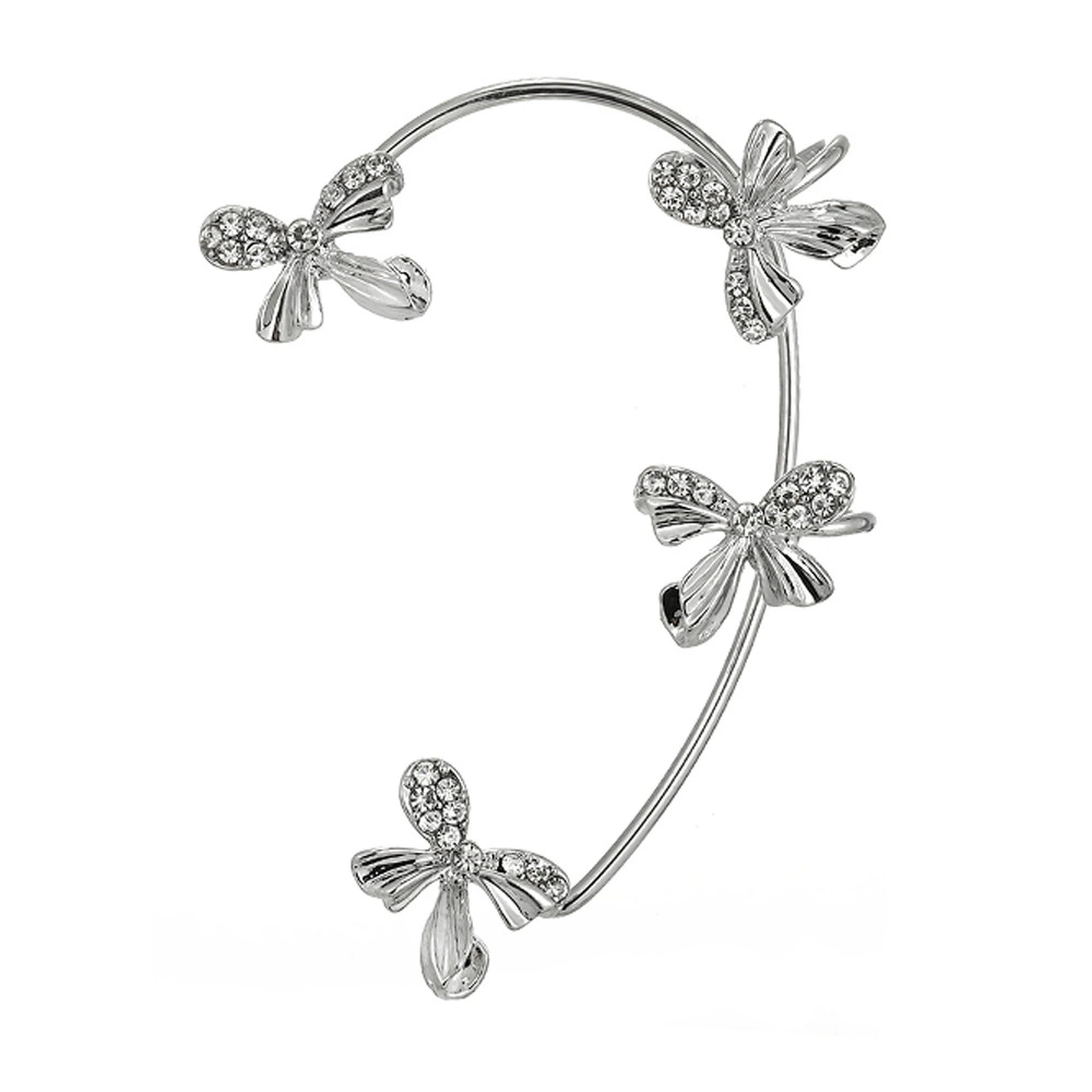 Модные клипсы для ушей, серьги, Aliexpress, стиль легкой роскоши, инкрустированы кубиками, стиль высокого качества, со снежинками