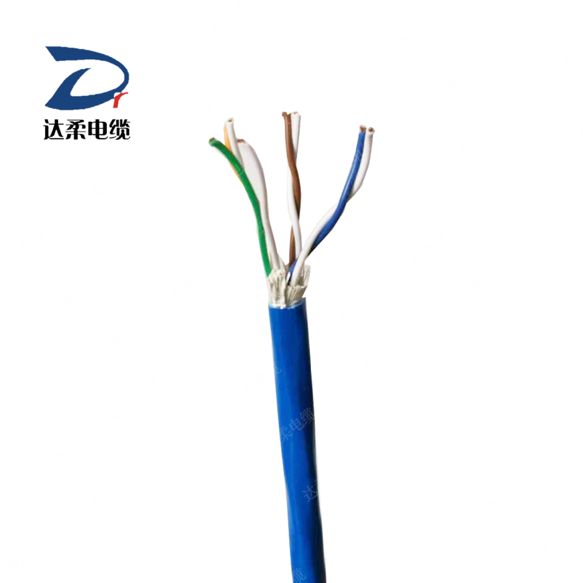 达柔防爆屏蔽信号线缆矿用通信瓦斯仪器探测线 矿用通信屏蔽电缆