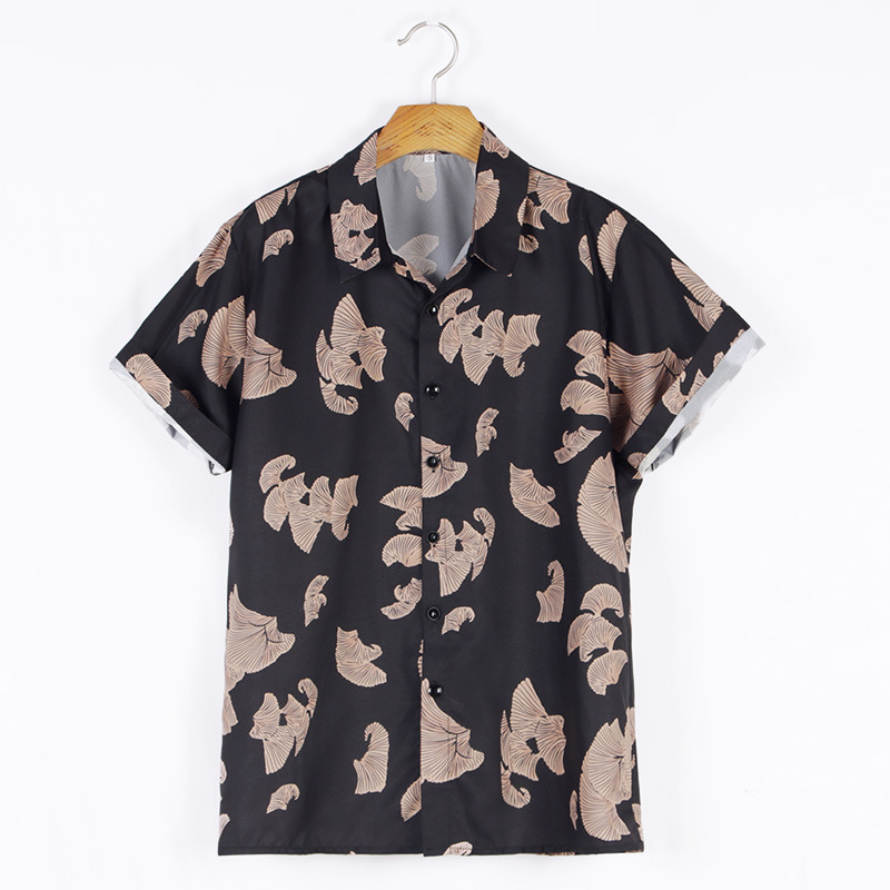 Men's Ditsy Floral Printing Blouse Men's Clothing display picture 4