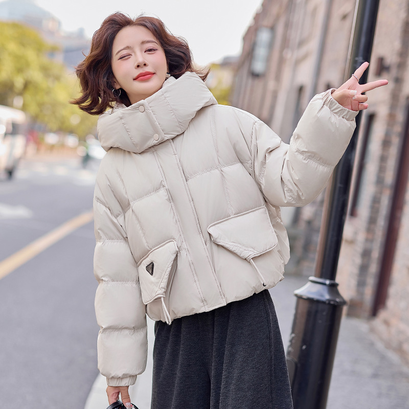 设计感短款羽绒服女冬2024新款韩系好看时尚洋气小个子流行厚外套