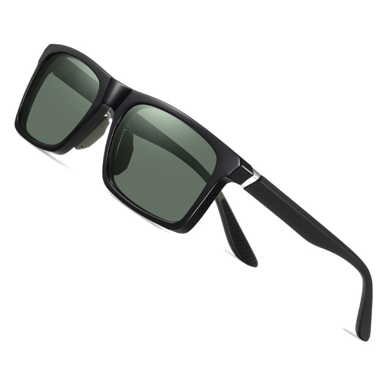 TR caja cuadrada con agujero transpirable gafas de sol de protección solar coloridas Transfronterizas nuevas gafas de sol polarizadas de los hombres gafas de sol deportivas Casuales