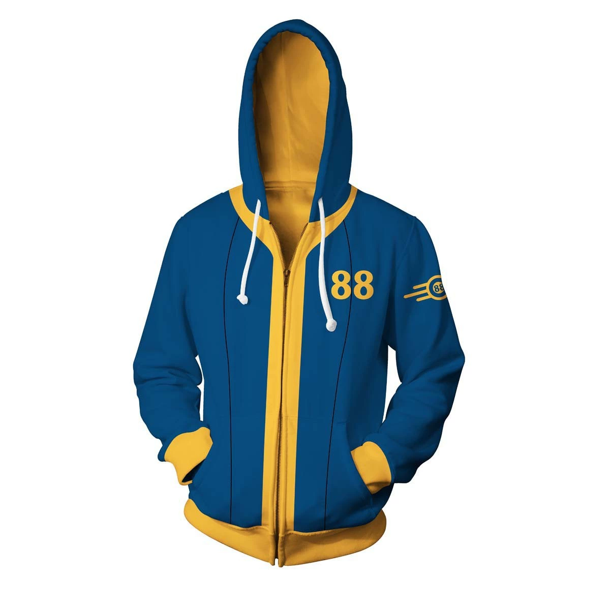 2024 новая горячая распродажа в американской драме Marvel FS Radiation Movie Rether Cosplay тот же свитер с короткими рукавами на молнии T