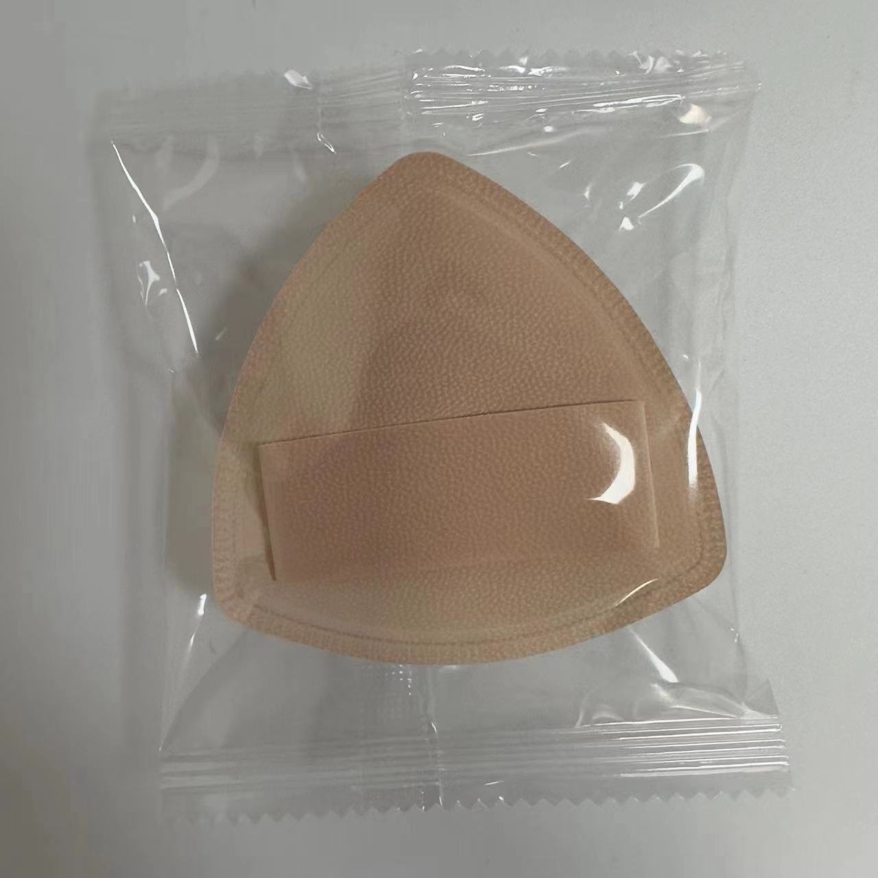 Piña negra patatas fritas puff cojín de aire algodón caramelo puff embalaje independiente esponja de cuero suave no comer polvo belleza huevo polvo suelto