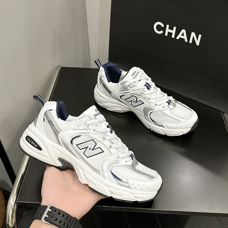 Осенние и зимние 530 папы обувь спортивная обувь на толстой подошве повседневная мужская обувь нескользящая кроссовка женская обувь легкая и дышащая универсальная