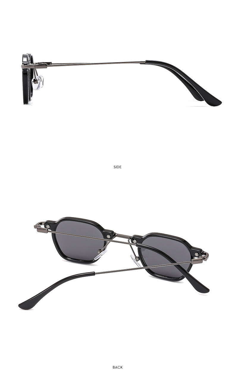 Square Hip-hop Sunglasses For Cycling Men Artistic Small Frame_voghion.com