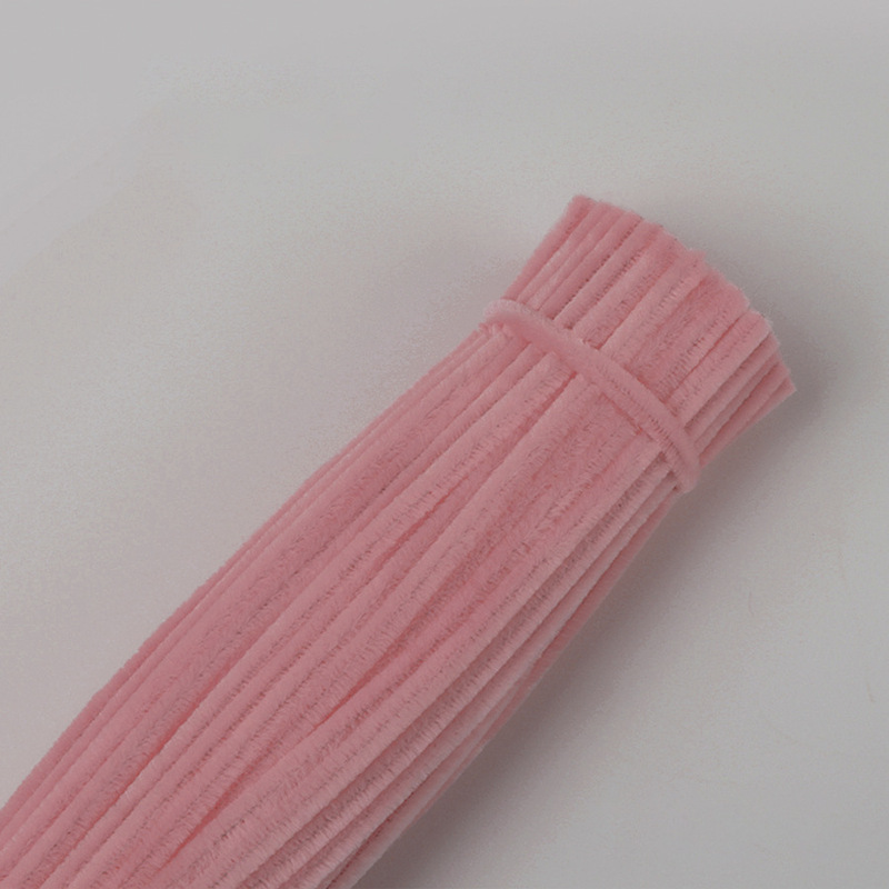 6 ミリメートル特別な高密度ツイストスティック毛根高密度ぬいぐるみストリップ卸売 DIY 手作り花束材料パッケージクリエイティブソリッドカラー毛ストリップ|undefined