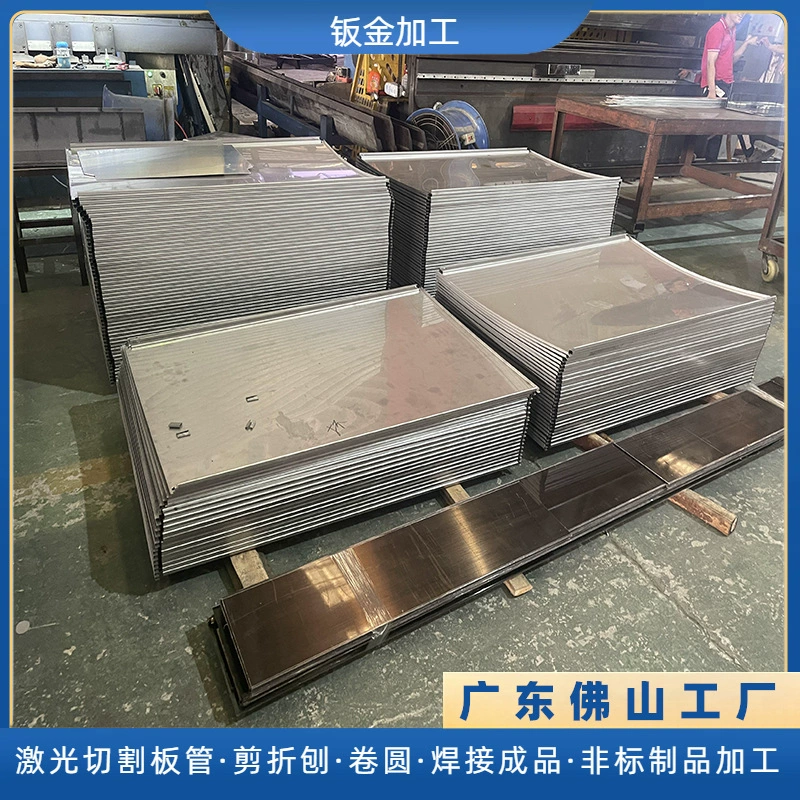 Изделия из нержавеющей стали из листового металла шасси дверная панель шкафа изогнутая строганная канавка шлифовальная обработка поверхности