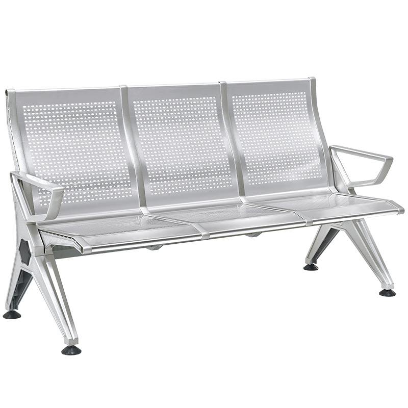 Fabricantes suministro de aleación de aluminio hexagonal SILLA DE espera aeropuerto descanso asiento de alta velocidad carril pasajero fila espera asiento