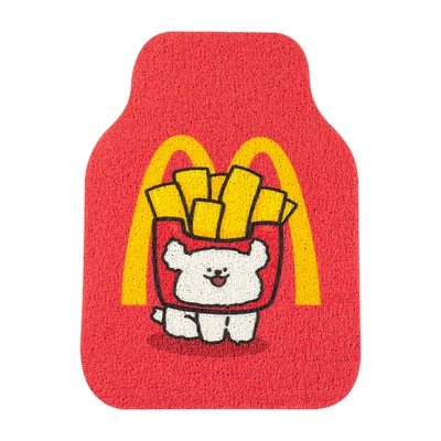 Universal Foot Pad Mats, Driver's Wire Ring Car - recommendedfrench-fries-dog-hoop-foot-pads1