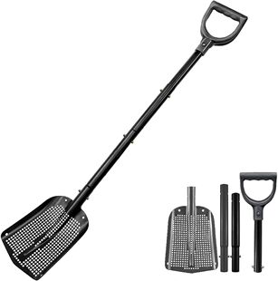 Multi-functional sieve soil shovel industrial grade aluminum alloy agricultural shovel sand filter hollow shovel sorting tool