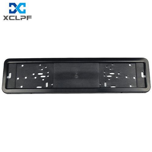 Foreign trade European regulations Russian Ukrainian stainless steel sprayable black license plate frame iron license plate frame metal license plate frame