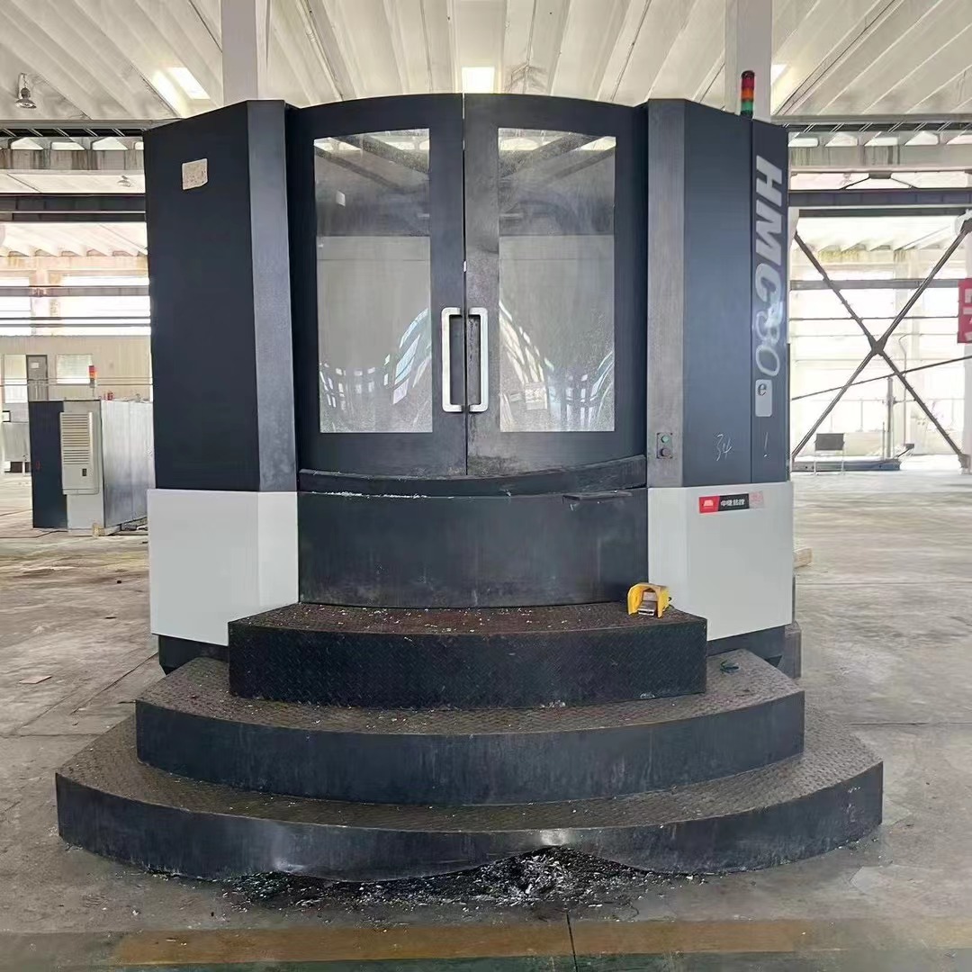 转让二手中捷HMC80E卧式加工中心主轴功率22千分度工作台