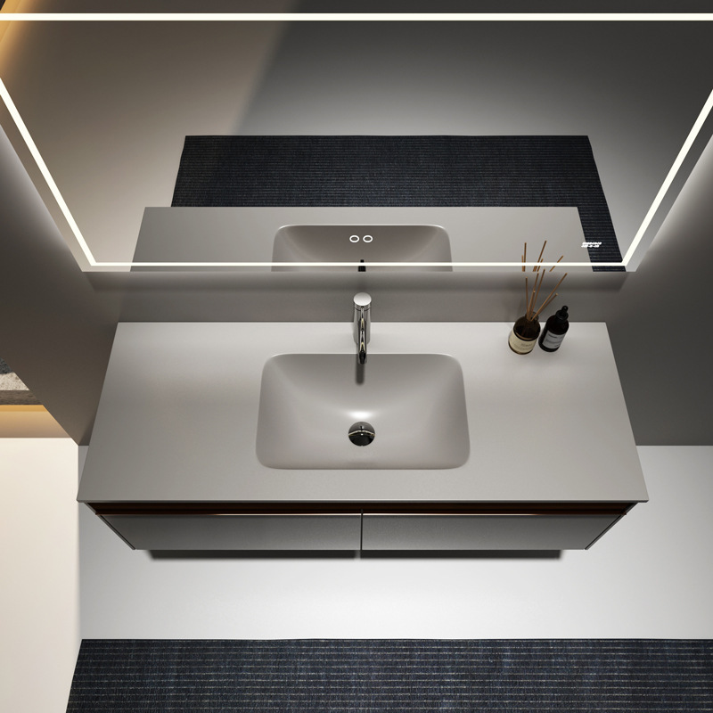 Artificial stone integrated basin wash basin wash basin bathroom cabinet acrylic skin-Sensitive Wash Basin wash basin wall-mounted wash basin Artificial stone integrated basin wash basin wash basin bathroom cabinet acrylic skin-Sensitive Wash Basin wash basin wall-mounted wash basin
