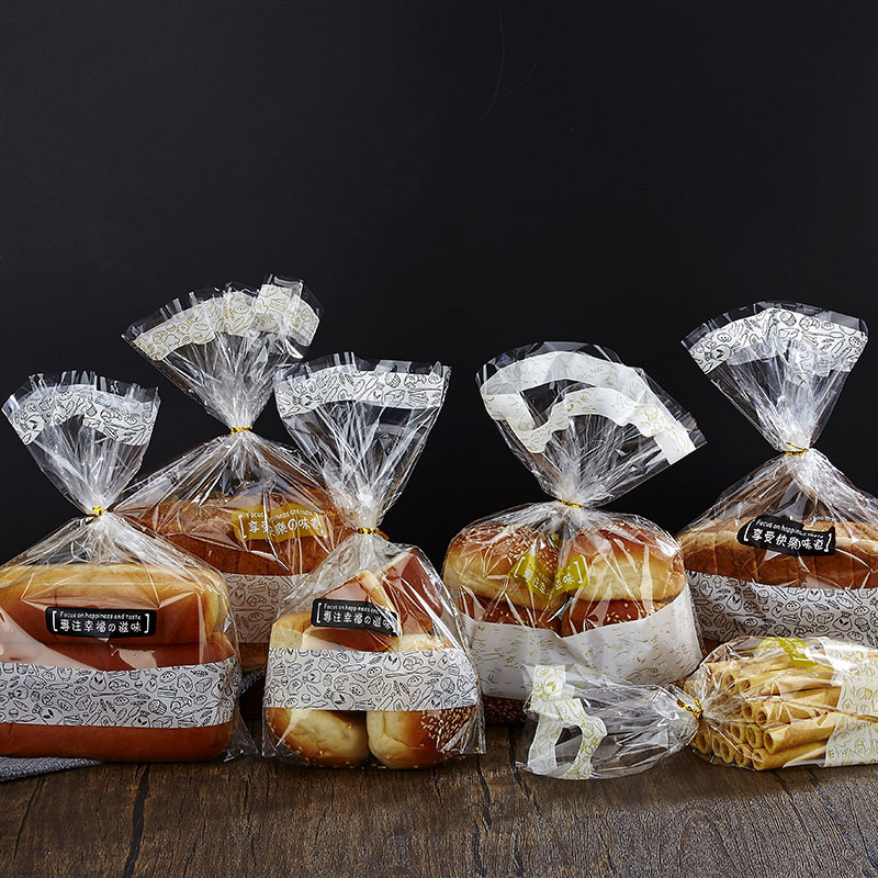 烘焙包装土司吐司面包包装袋蛋糕糕点点心饼干零食特产扎口袋