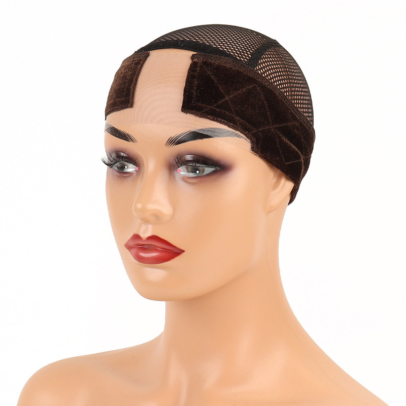 亚马逊T型蕾丝假发发带 天鹅绒魔术贴固定带 lace wig grip ban|undefined