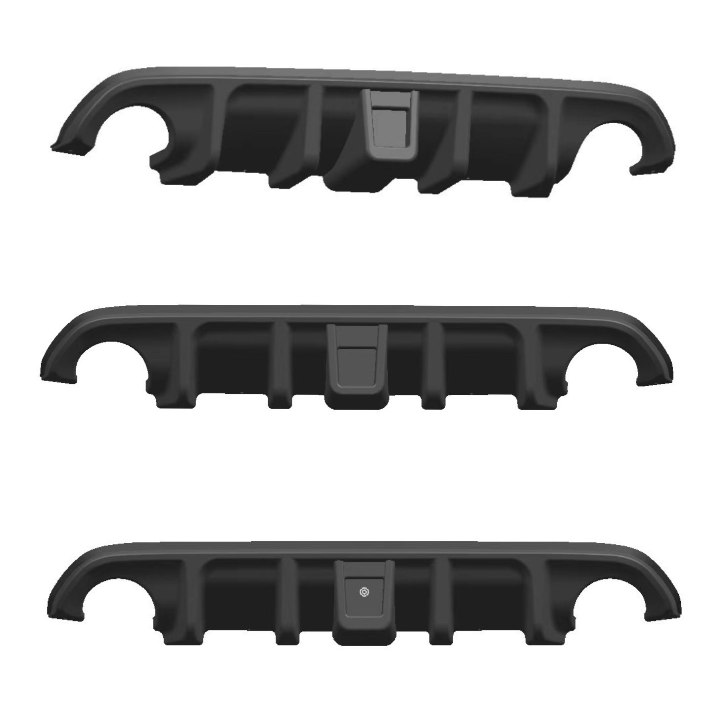 Suitable for 14-17 Q50L Modified Rear Lip with Lights or Without Lights, Rear Lip Spoiler