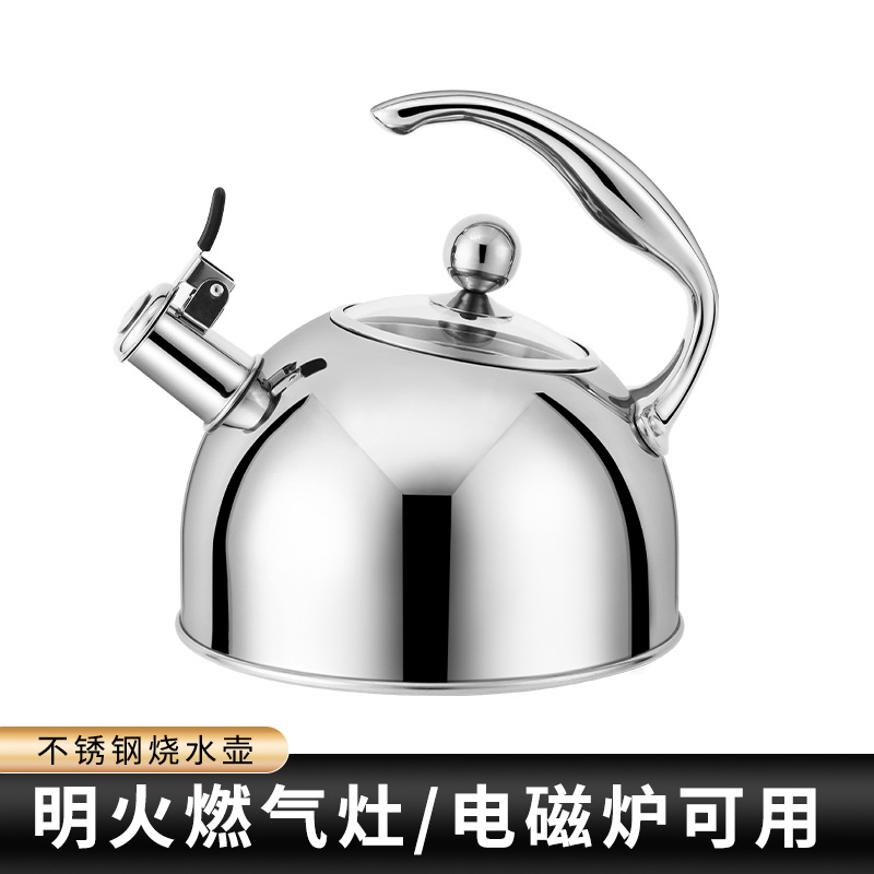 스테인레스 스틸 평면 바닥 주전자, 2.5L 주전자에 적합한 전자레인지용 주전자