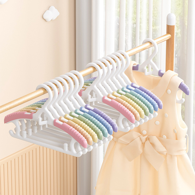 Children's Clothes Hanger for Baby Small Clothes Hanger for Newborns, Infants and Children Stretch Clothes Hanging Household Clothes Support