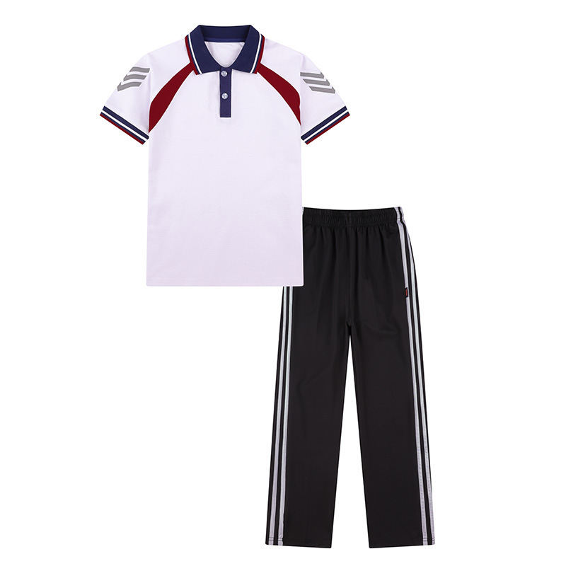 小学初中高中学生班服夏季短袖校服运动三件套学院风棒球服情侣装|undefined