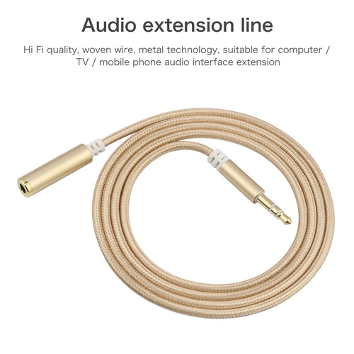 Audio extension cable computer headphone microphone mobile phone audio male to female adapter cable headphone extension cable